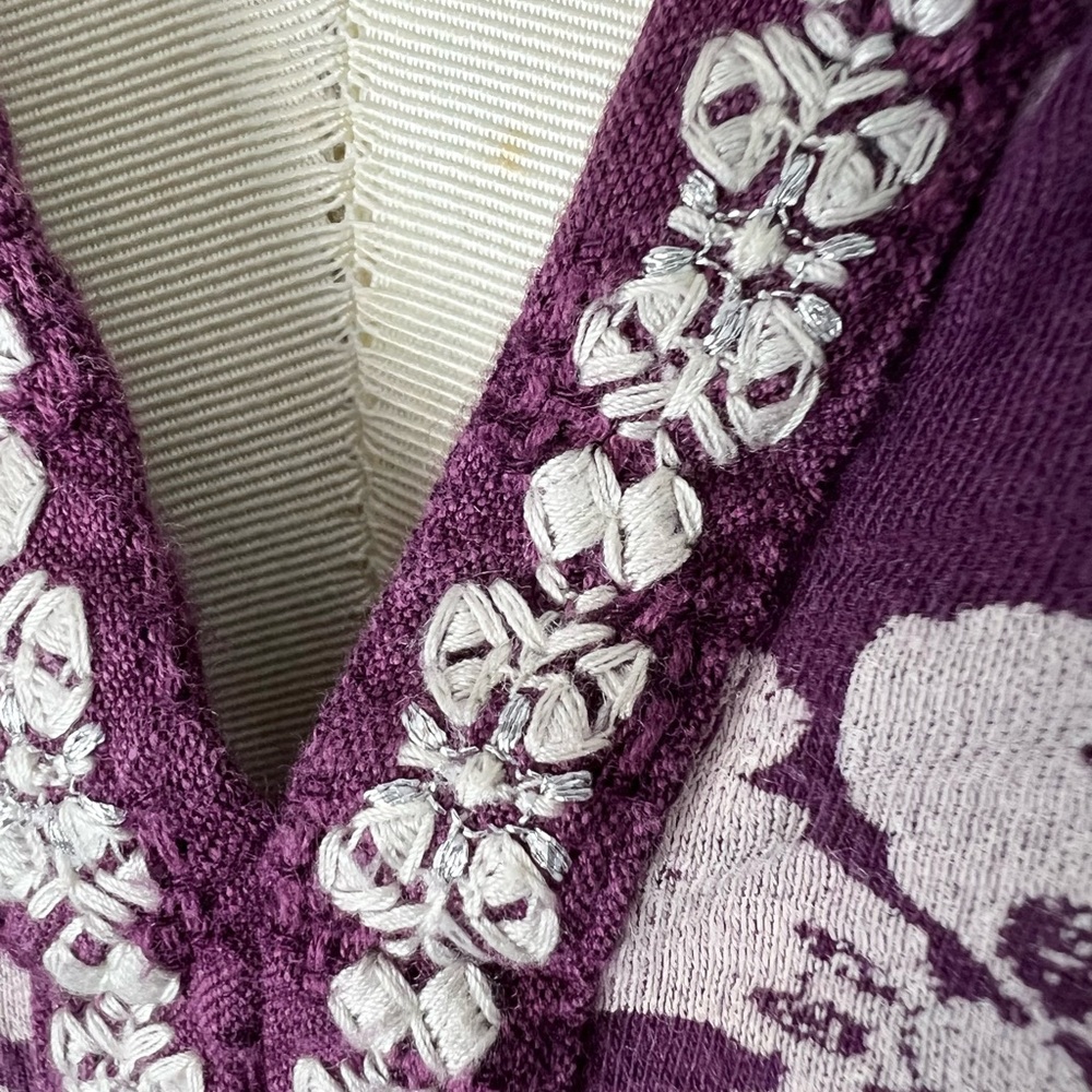 Lucky Brand top size 2X embroidered Boho comfortable plus size shirt - Picture 3 of 9